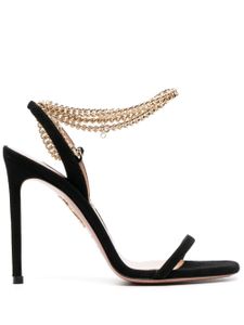 Aquazzura escarpins 116 mm en daim - Noir