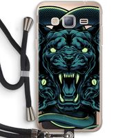 Cougar and Vipers: Samsung Galaxy J3 (2016) Transparant Hoesje met koord