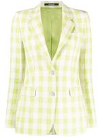 Tagliatore blazer boutonné à carreaux - Vert