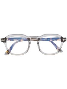 TOM FORD Eyewear lunettes de vue à monture carrée colour block - Gris