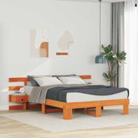 Bedframe met lade Bruin 160 x 200 cm