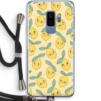 Citroenen: Samsung Galaxy S9 Plus Transparant Hoesje met koord