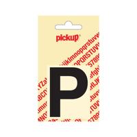 Deco letter p helvetica zwart 60 mm Pickup - Pickup