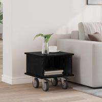 TV-standaard Zwart Eiken 37 x 35 x 35 cm Bewerkt hout