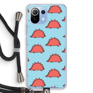 Dinosawrr: Xiaomi Mi 11 Lite Transparant Hoesje met koord