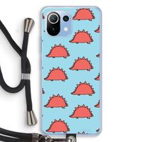 Dinosawrr: Xiaomi Mi 11 Lite Transparant Hoesje met koord