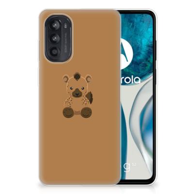 Motorola Moto G52/G82 Telefoonhoesje met Naam Baby Hyena Motorola Moto G52/G82 Telefoonhoesje met Naam Baby Hyena