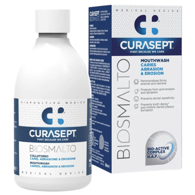 Curasept Biosmalto Cariës Erosie & Slijtage Mondspoelmiddel - 300 ml