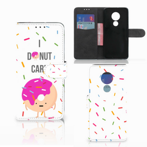 Motorola Moto G7 Power Book Cover Donut Roze