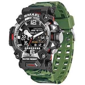 smael mannen horloges originele digitale horloge outdoor sport horloges 50m waterdicht horloge tijd wekker 8072 sport horloge militaire leger Lightinthebox