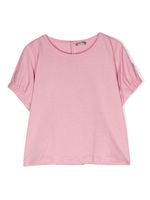 Il Gufo t-shirt à ourlet élastique - Rose