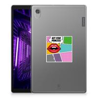Lenovo Tab M10 HD (2de generatie) Leuke Siliconen Hoes Popart Princess