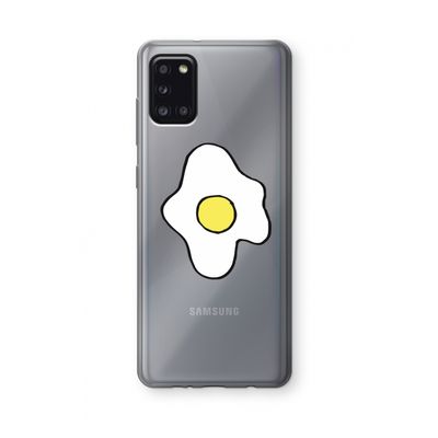 Spiegelei: Samsung Galaxy A31 Transparant Hoesje