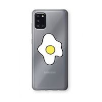Spiegelei: Samsung Galaxy A31 Transparant Hoesje