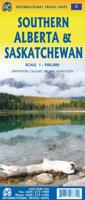 Wegenkaart - landkaart Southern Alberta & Saskatchewan | ITMB