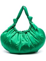 GANNI sac Hobo à logo - Vert