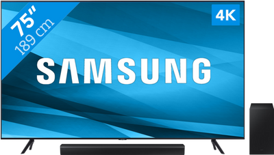 Samsung Crystal UHD 75TU7020 (2020) + Soundbar