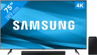 Samsung Crystal UHD 75TU7020 (2020) + Soundbar - thumbnail