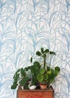 Behang Palmleaves Rol Blue