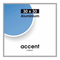 Nielsen Design nielsen fotolijst 54124 accent mat zilver 30x30 cm - thumbnail