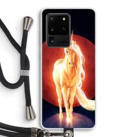 Last Unicorn: Samsung Galaxy S20 Ultra Transparant Hoesje met koord