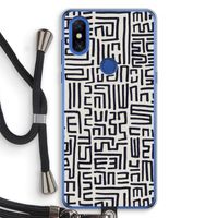 Moroccan Print: Xiaomi Mi Mix 3 Transparant Hoesje met koord