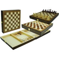 Buffalo schaak, dam en backgammon set - thumbnail