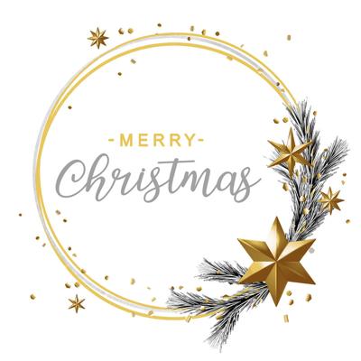 Kerst thema servetten - 20x st -  wit Merry Christmas - 33 x 33 cm - kerstdiner - kerstservetten