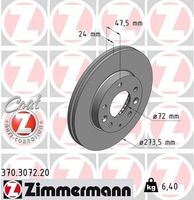 Remschijf Coat Z 370307220