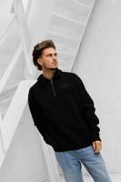 Croyez Fraternité Half Zip Sweater Heren Zwart - Maat M - Kleur: Zwart | Soccerfanshop