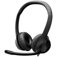 Logitech H390 On Ear headset Computer Kabel Stereo Zwart Ruisonderdrukking (microfoon), Noise Cancelling Volumeregeling, Microfoon uitschakelbaar (mute)