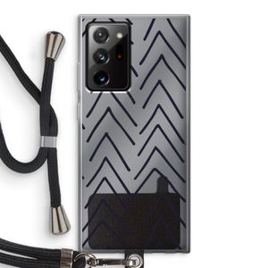 Marrakech Arrows: Samsung Galaxy Note 20 Ultra / Note 20 Ultra 5G Transparant Hoesje met koord