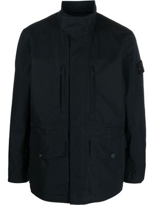 Stone Island veste à patch Compass - Noir