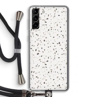 Terrazzo N°14: Samsung Galaxy S21 Plus Transparant Hoesje met koord