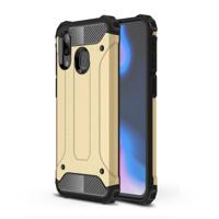Magic Armor TPU + PC combinatie Case voor Galaxy A40 (goud)