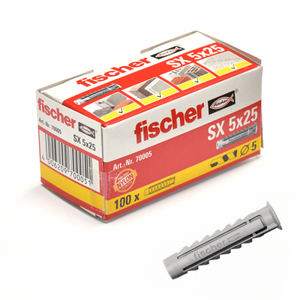 Fischer PLUG SX 5X25 100 St - 70005-