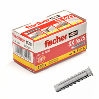 Fischer PLUG SX 5X25 100 St - 70005- - thumbnail