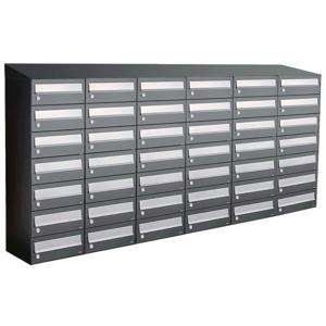 Allux Hive Set 6-Breed, 7-Hoog Met Dak Antraciet - 40030065_6x7d