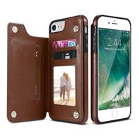 Retro PU lederen case multi kaarthouders telefoon gevallen voor iPhone 6 6s 7 8 plus 5S SE iPhone X XS Max XR Samsung S7 S8 S9 S10 voor iPhone XS Ma