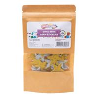 Colorations - foamstickers glitter sterren, 100st.