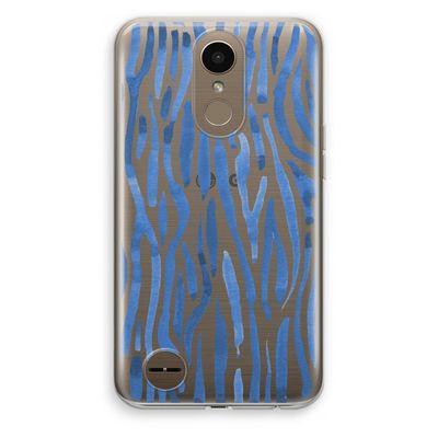 Blauwe nerven: LG K10 (2017) Transparant Hoesje
