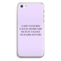 Regenboog: iPhone 5 / 5S / SE Transparant Hoesje