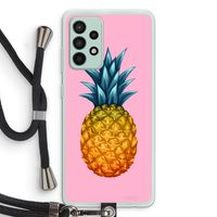 Grote ananas: Samsung Galaxy A52s 5G Transparant Hoesje met koord
