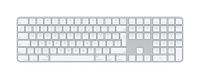 Apple Magic Keyboard met numeriek toetsenblok Toetsenbord Wit - thumbnail