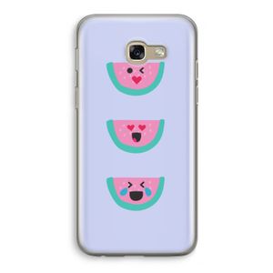 Smiley watermeloen: Samsung Galaxy A5 (2017) Transparant Hoesje