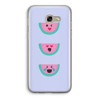 Smiley watermeloen: Samsung Galaxy A5 (2017) Transparant Hoesje
