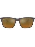 Ray-Ban lunettes de soleil RB 4385 à monture wayfarer - Marron