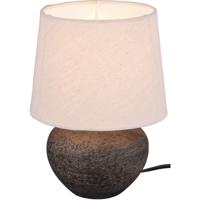 LED Tafellamp Keramiek E14 Fitting | Mat Bruin | Sfeerverlichting