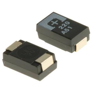 Panasonic 10TPE220ML Tantaalcondensator SMD 220 µF 10 V 20 % (l x b) 7.3 mm x 4.3 mm 1 stuk(s)