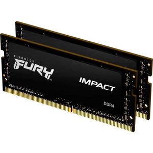 Kingston FURY 32 GB DDR4-3200 Kit werkgeheugen KF432S20IBK2/32, Impact, XMP